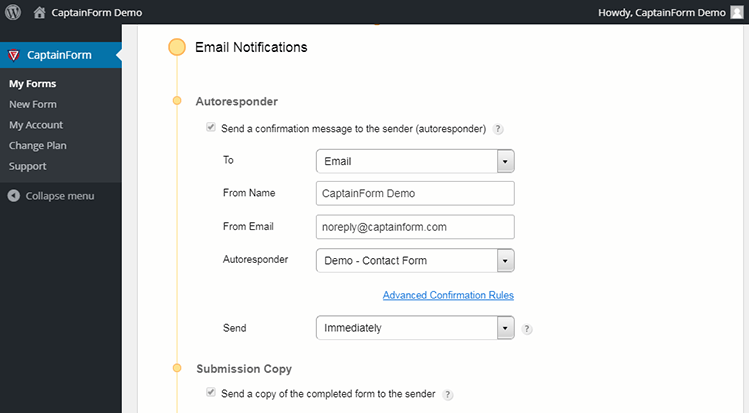 Automatic & Custom Confirmation Emails