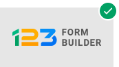 123formbuilder logo grey background
