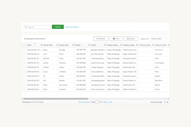 GetResponse form integration with built-in submissions