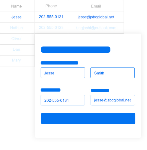 white label form builder with virtual database connection