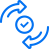 Data backup and recovery icon