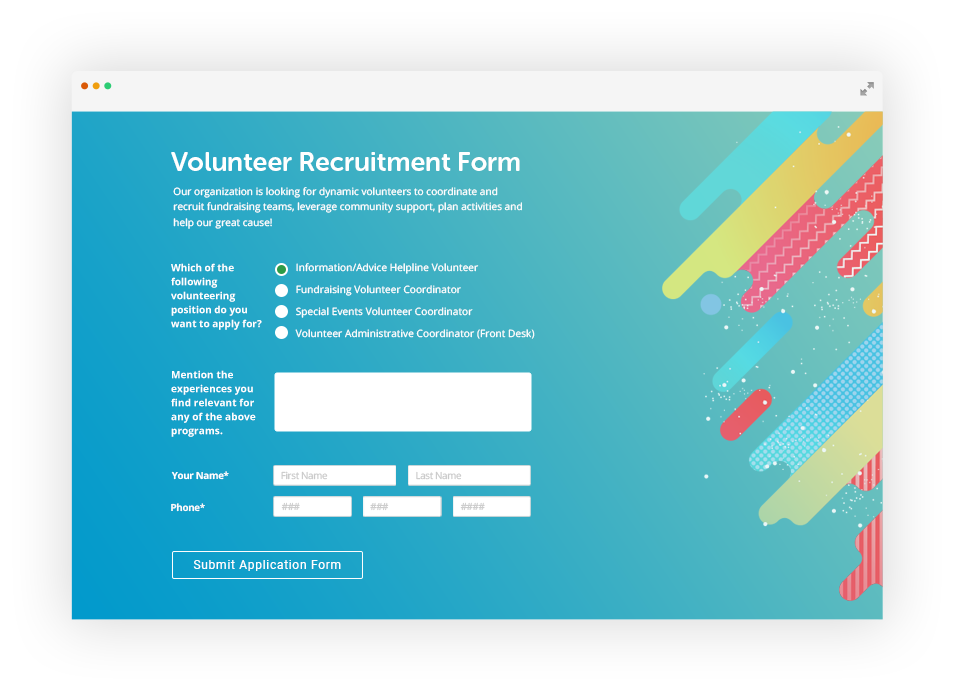 Google Form Volunteer Sign Up Template