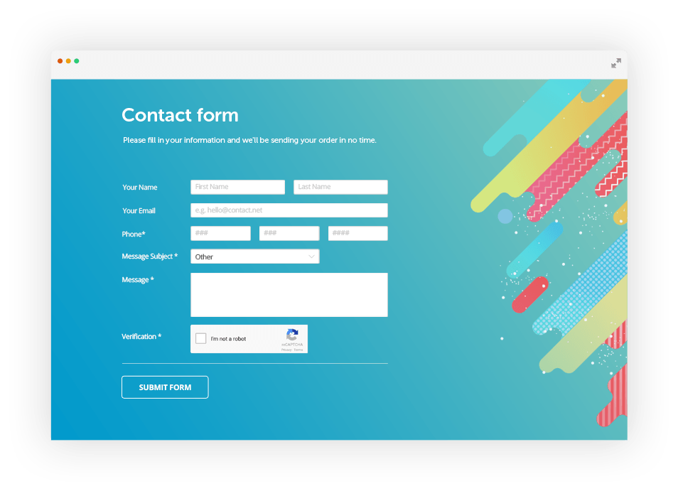 easy web form builder